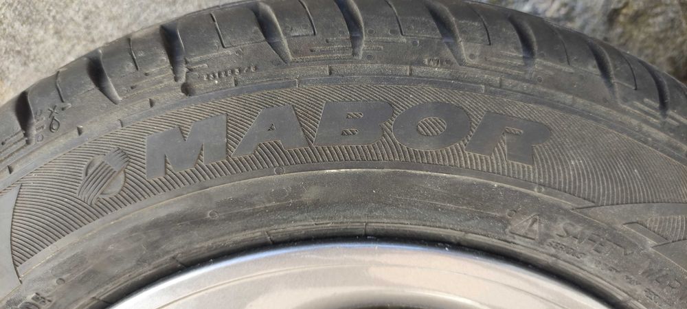 Jantes 13 pintadas de novo em cinza rato  tuingo pneus novos