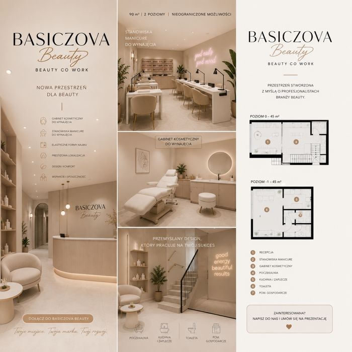 Wynajem stanowiska manicure i gabinetu kosmetycznego