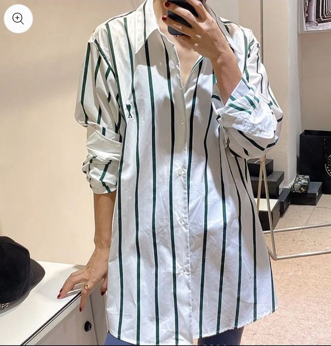 Monki L сорочка сукня оверсайз бавовна