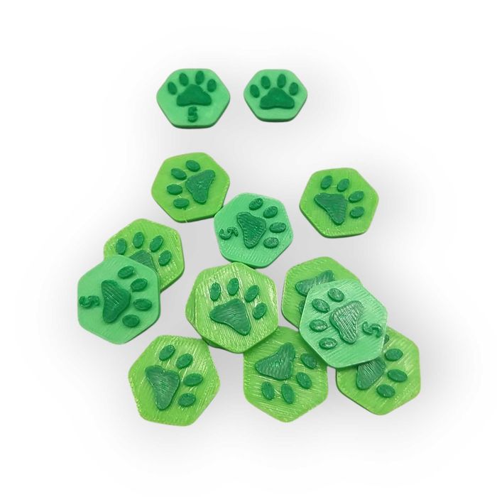 Terraformacja Marsa - kolorowe tokeny