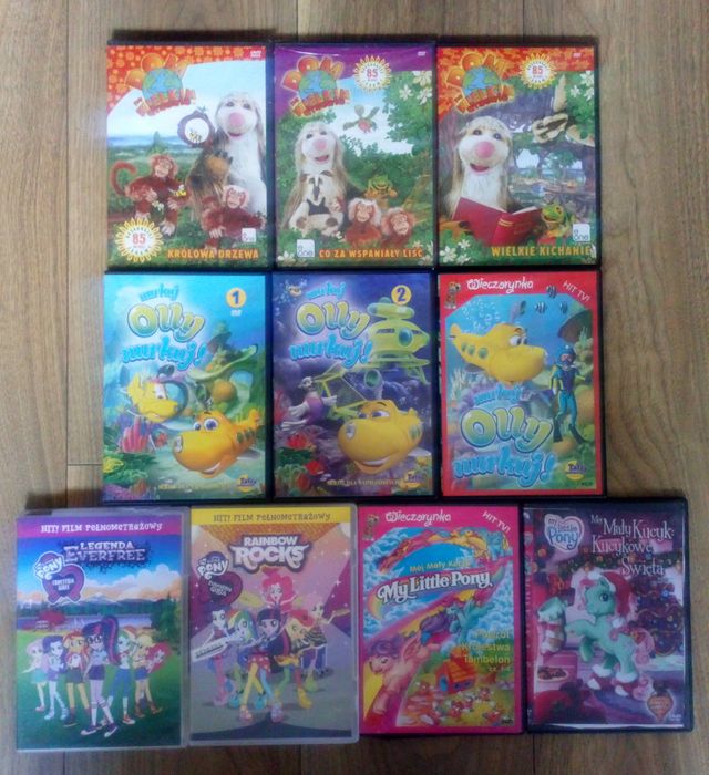 Płyty z bajkami dziecięce różne