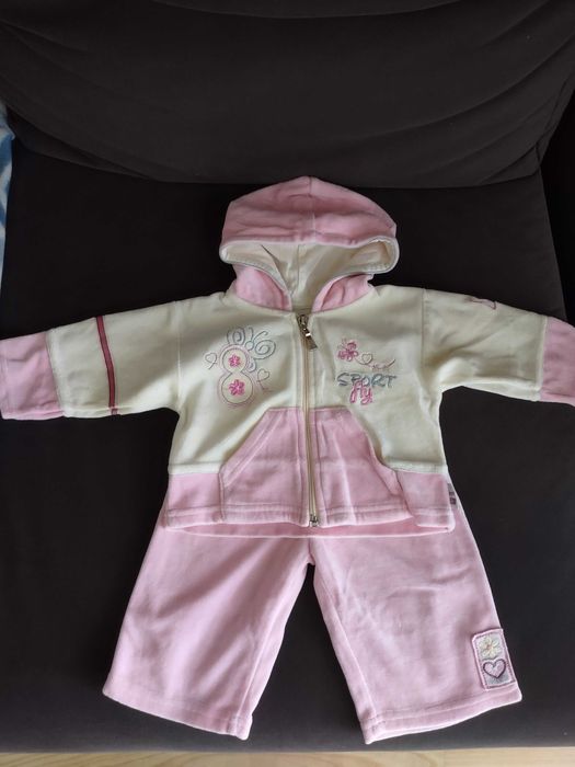 Komplet niemowlęcy bluza + spodnie rozmiar 68