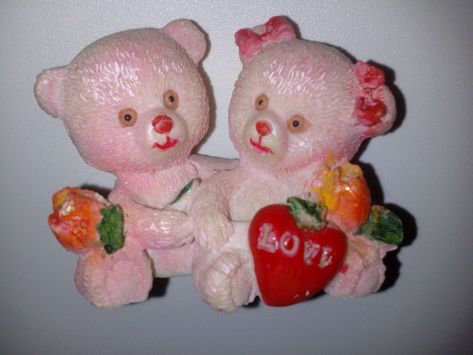 Подарок сувенир Статуэтка Влюблённые мишки