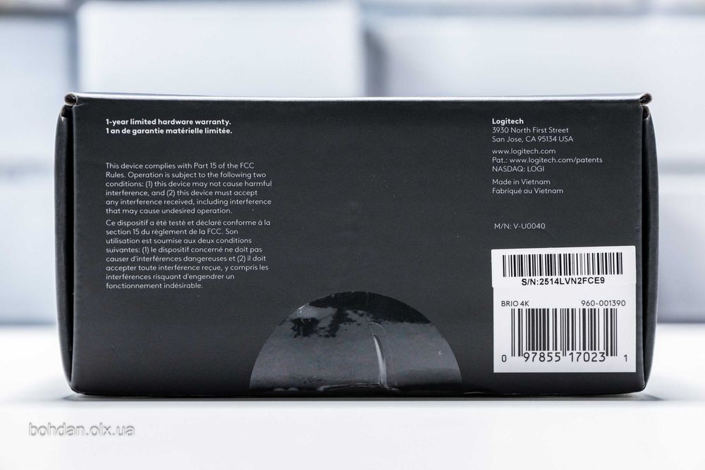 Logitech Brio 4K Webcam (960-001390)