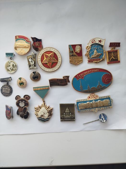 Коллекция советских значков: Олимпиада-80, Ленинград, ГАИ