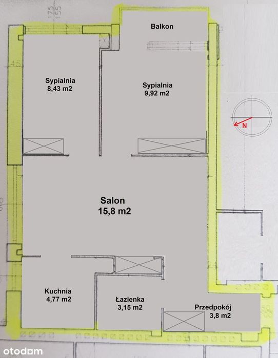Bielany | 3 Pokoje | Jasne i przytulne | cicha ul. Magiera