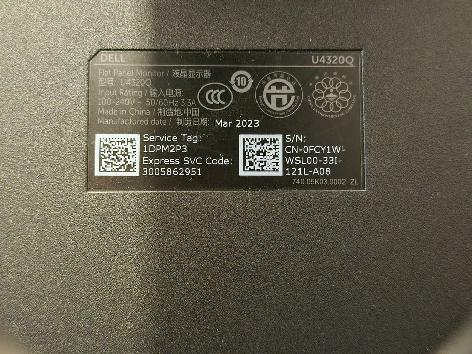 Monitor 43 cale Dell U4320Q 4K