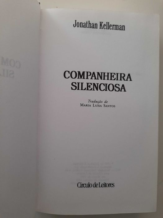 Companheira Silenciosa, Jonathan Kellerman424292083827353601