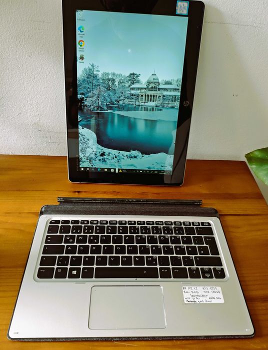 HP Elite x2 1012 • Ecrã Destacável • Multitouch • Bateria NOVA