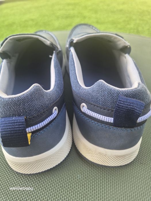 Mocassins  Blue Way T44 Novos com caixa - Estilo tecido  ganga Denim