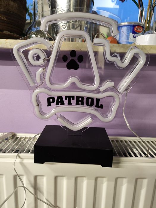 Neon lampka nocna Psi patrol