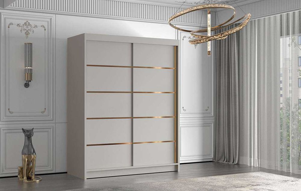 Szafa przesuwna garderoba DELTA 4 150cm 5 kolorów