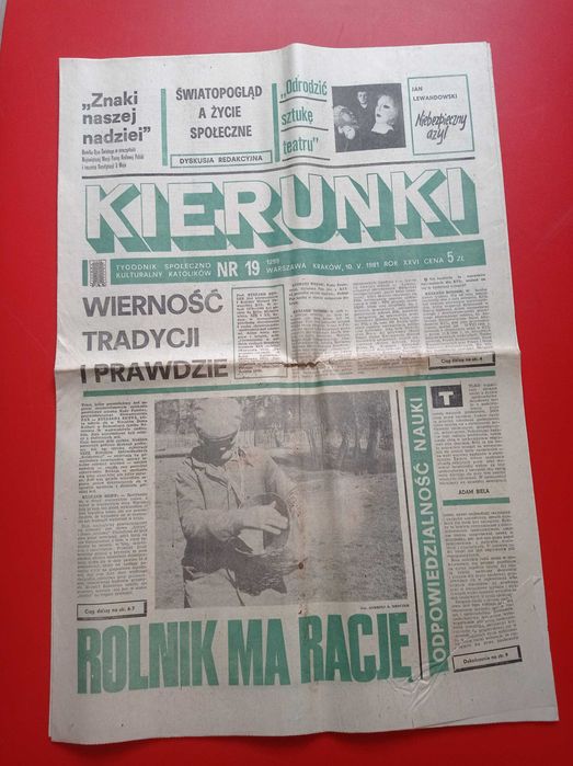 Kierunki tygodnik nr 19 / 1981; 10 maja 1981