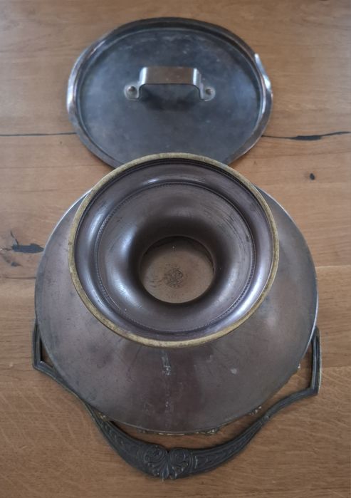 Kosz miedź secesja Art nouveau Beldray sygnowany