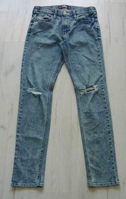 Modne męskie spodnie jeansowe HOLLISTER jeans rozmiar M W30 L32 STRETCH USA