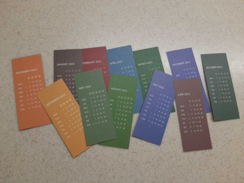 Календарики 2022 + 12 открыток