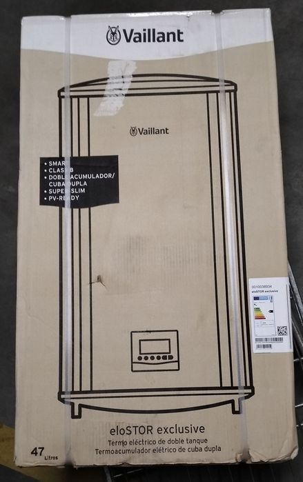 Termoacumulador VAILLANT eloSTOR exclusive VEH 50/1-7 SLIM (47 L)