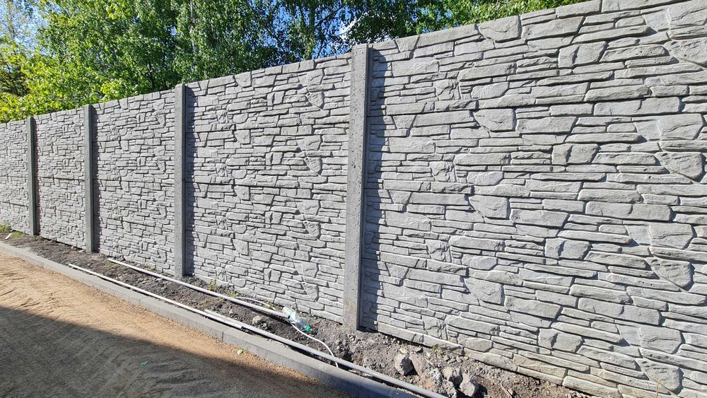 Ogrodzenia Betonowe, Panelowe 3D, Bramy, Murki oporowe  z MONTAŻEM