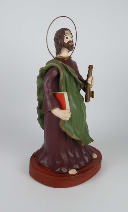 São Pedro - Figurado de Estremoz - Irmãs Flores - 26 cm