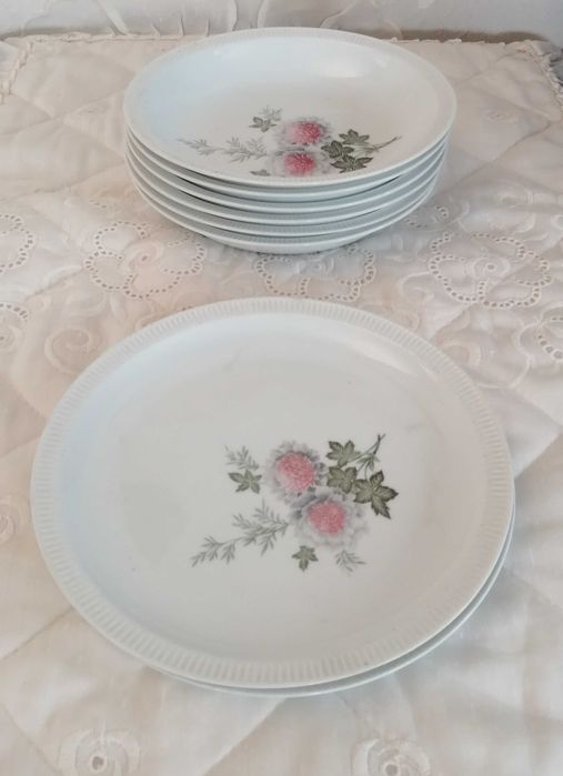 Terrina Porcelana SPAL com tampa (ou Travessa ou Saladeira) NOVA