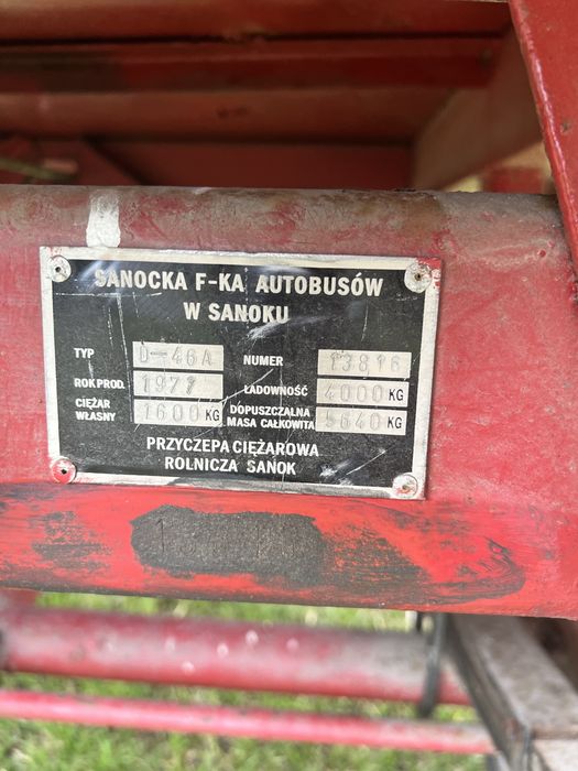 Przyczepa D-46 A