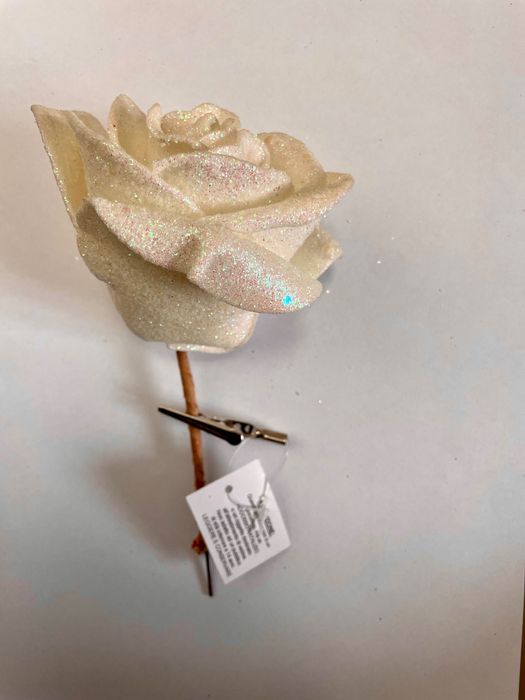 Квіти на ялинку,різдвяний,новорічний декор,штучні квіти