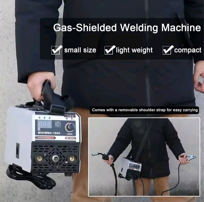 Aparelho de Soldar MIG/ MMA 160A 2 em 1 em Promoção