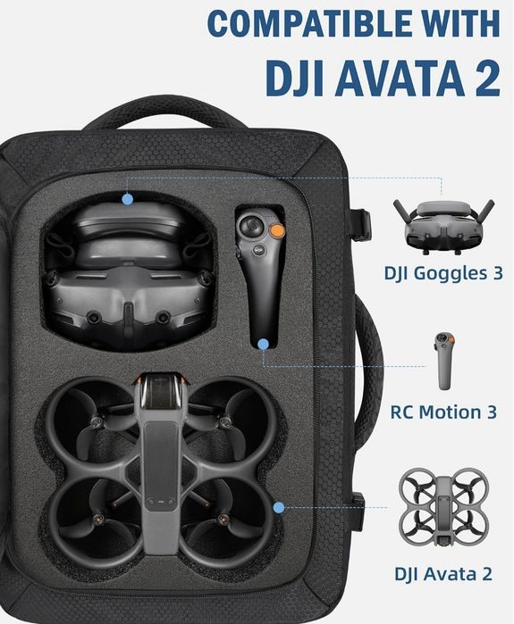 Mochila para Drone Avata 2 e ou avata 360