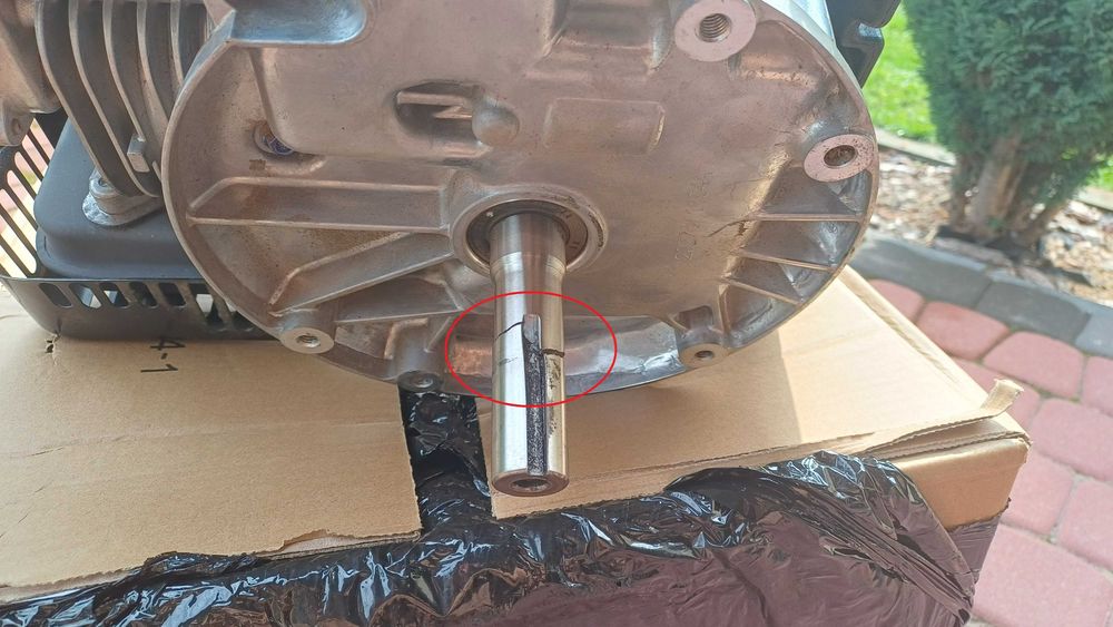 Silnik LONCIN 196CC uszkodzony
