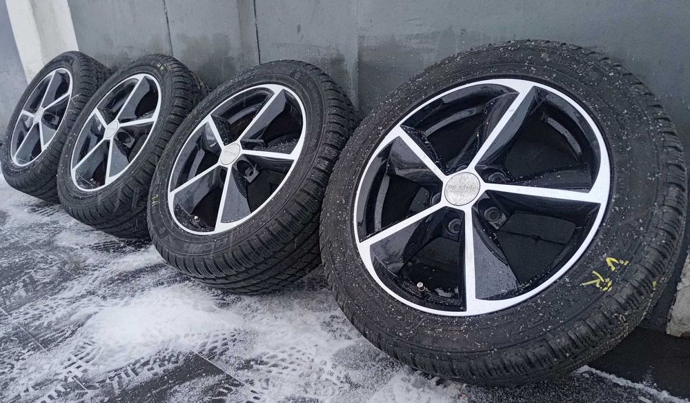 Alufelgi rotor 16 cali 5x112 ET50 VW Audi Seat Skoda + opony zimowe