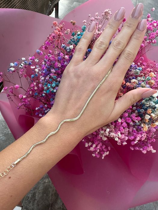 bransoletka żmijka żmija złota pozłacana srebro 925 próba włoska Italy