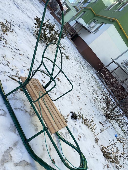 Дитячі санки з батьківською ручкою