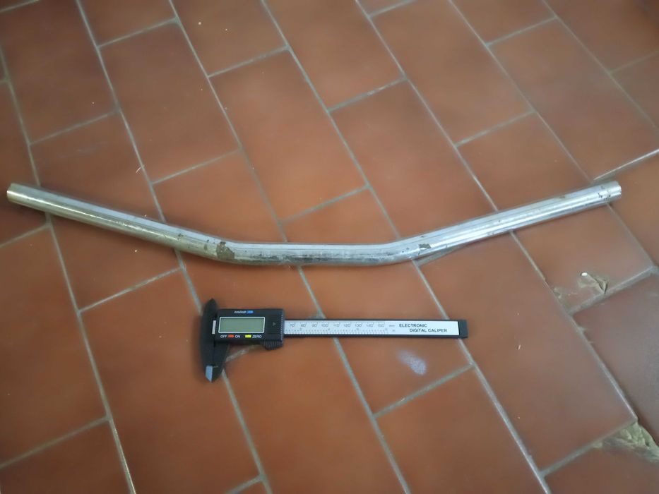 Guiador de motorizada antiga