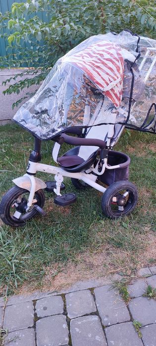 Дитячий триколісний велосипед-коляска Mini Trike