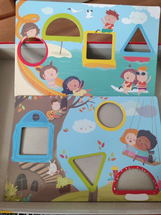 Jogo educativo, formas e cores, Picwik Toys