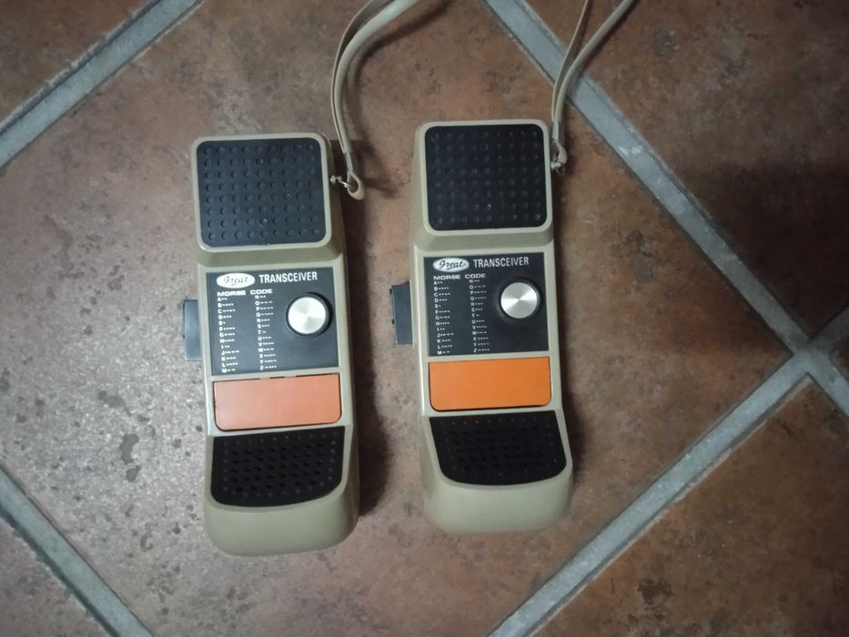 Walkie talkies antigos anos 80