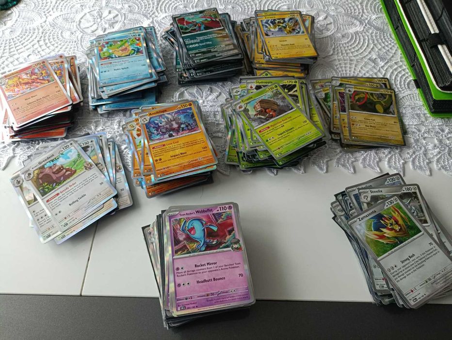 Bulk - Zestaw 10x Kart Pokemon TCG ! Bez Powtórek każda Holo / Rewers