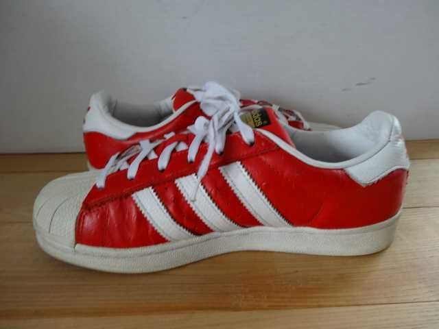 Buty ADIDAS SUPERSTAR roz 39 1/3 SKRA Sportowe Adidasy Czerwone Piastw   OLX.pl