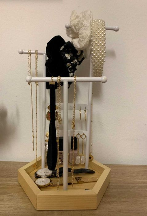 Organizer ekspozytor stojak na biżuterię pojemny elegancki glamour