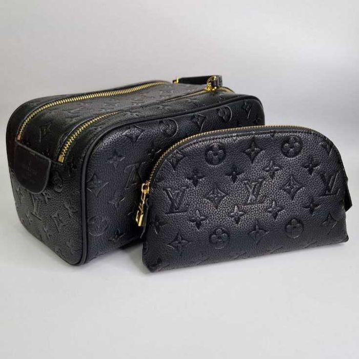 Кожаная косметичка Louis Vuitton шкіряна косметичка Louis Vuitton