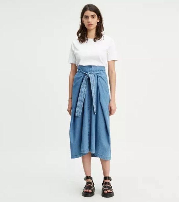 Женская юбка Levi’s Made & Crafted Filed Skirt Light Blue Wash Denim