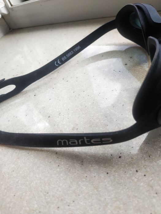 Okulary pływackie, filtr UV, regulowane, Martes