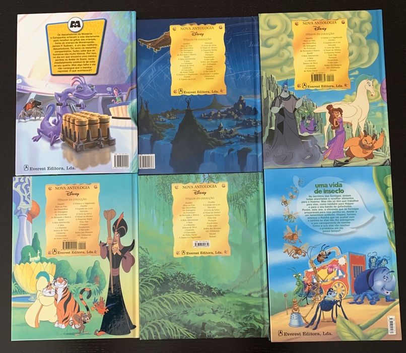 3 Livros Disney Pixar NOVOS Capa dura
