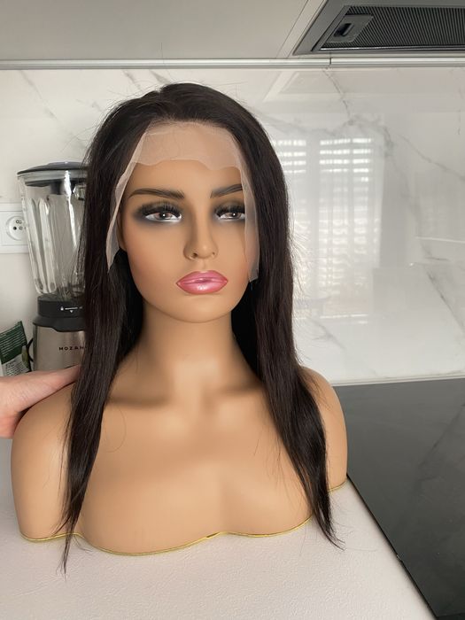 Peruka lace front full włosy ludzkie naturalne
