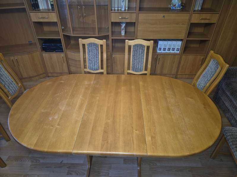 Stół Owalny Drewniany