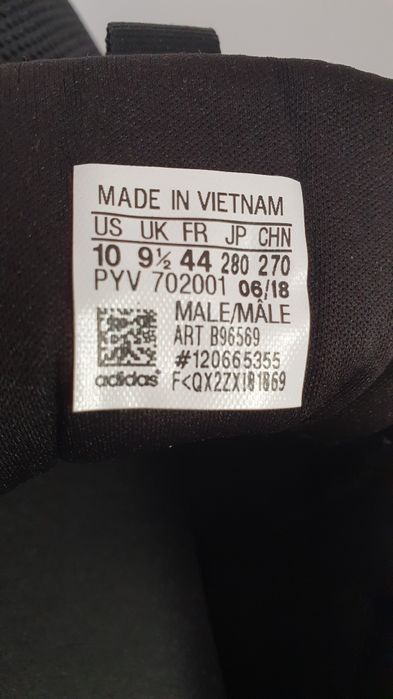 Sneakersy nowe męskie sportowe Adidas rozmiar 44 / wkładka 28 cm