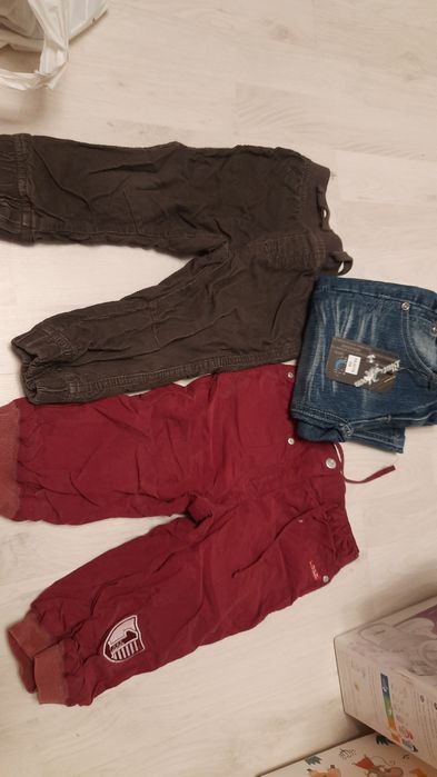 Zestaw spodni  w tym nowe jeansy 80