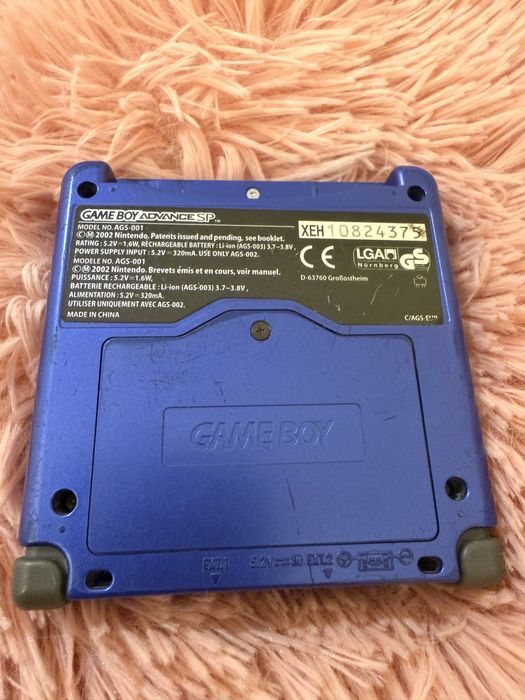 Game Boy Advance SP – Sem carregador