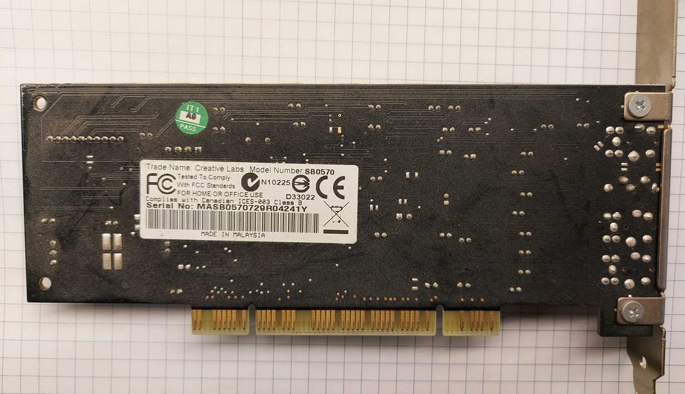 Karta dźwiękowa Creative Audigy SB0570 Sound Blaster