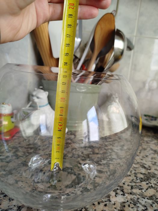 Pote vaso aquário vidro